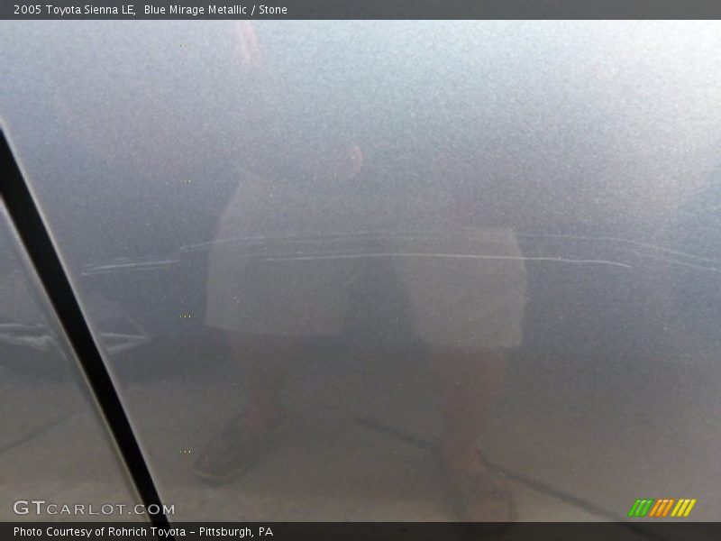 Blue Mirage Metallic / Stone 2005 Toyota Sienna LE