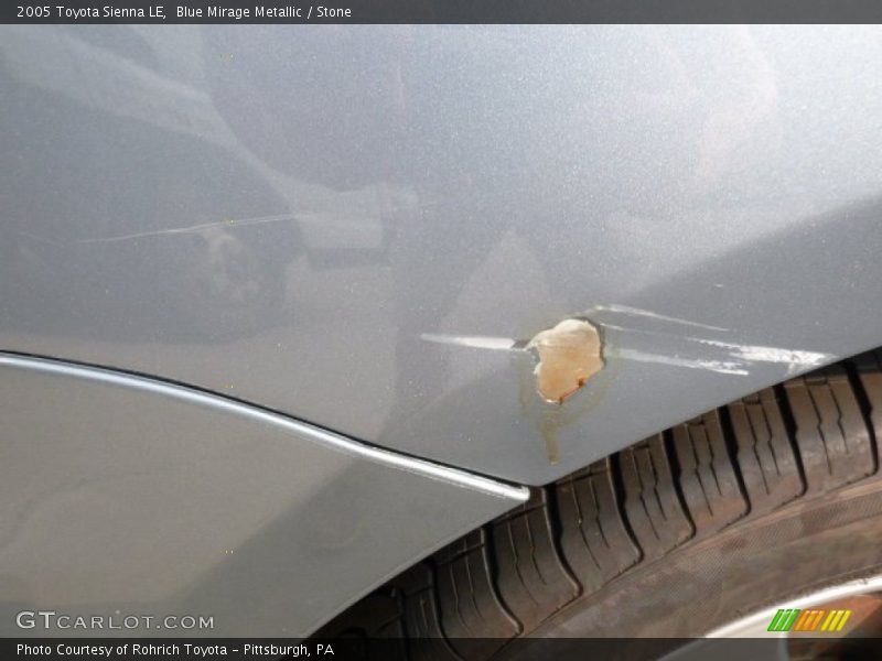 Blue Mirage Metallic / Stone 2005 Toyota Sienna LE