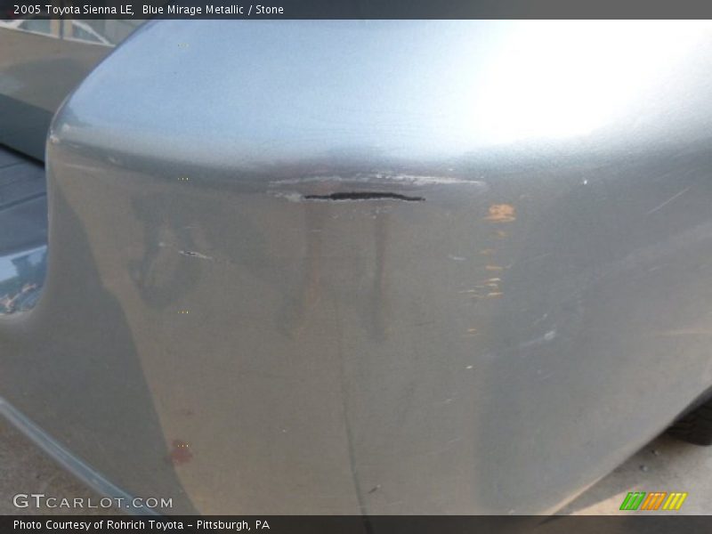 Blue Mirage Metallic / Stone 2005 Toyota Sienna LE