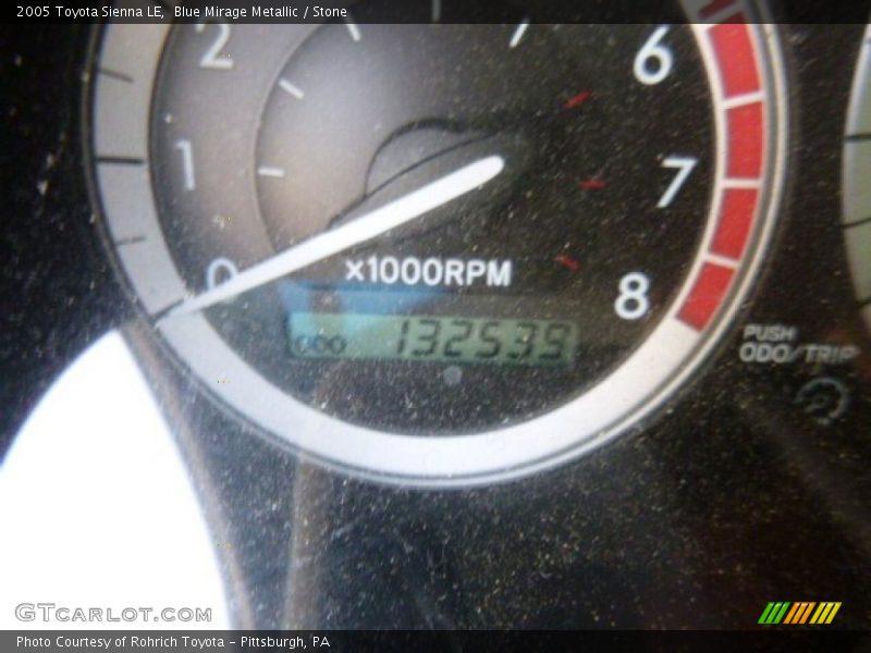 Blue Mirage Metallic / Stone 2005 Toyota Sienna LE