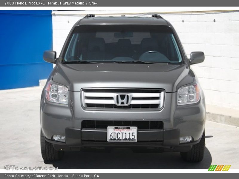 Nimbus Gray Metallic / Gray 2008 Honda Pilot EX-L