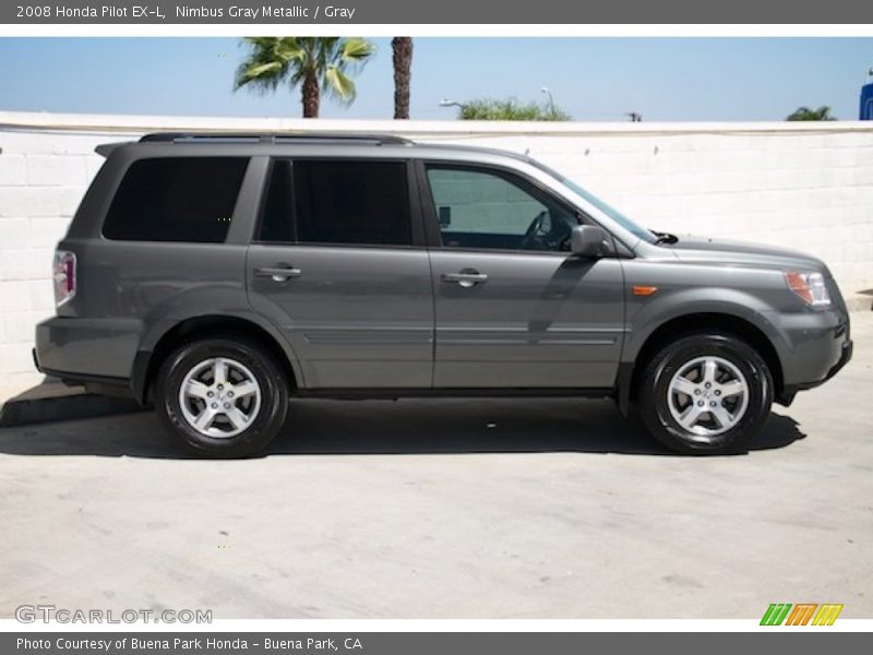Nimbus Gray Metallic / Gray 2008 Honda Pilot EX-L
