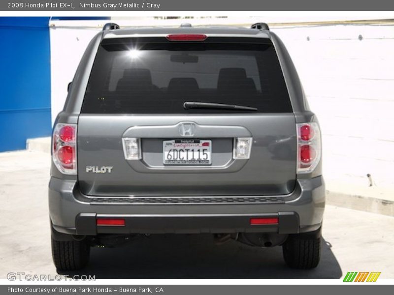 Nimbus Gray Metallic / Gray 2008 Honda Pilot EX-L