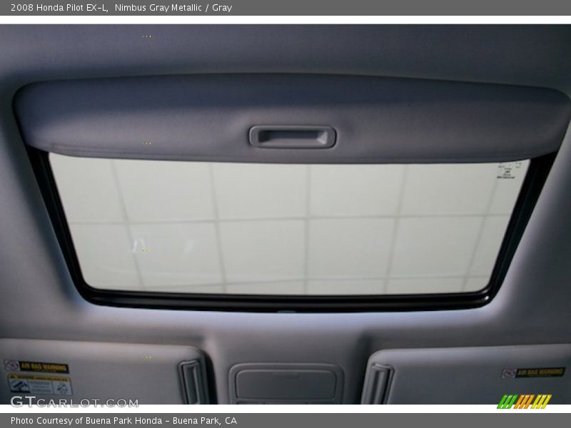 Nimbus Gray Metallic / Gray 2008 Honda Pilot EX-L