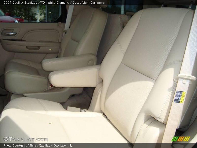 White Diamond / Cocoa/Light Cashmere 2007 Cadillac Escalade AWD