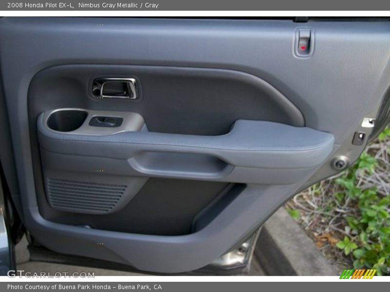 Nimbus Gray Metallic / Gray 2008 Honda Pilot EX-L