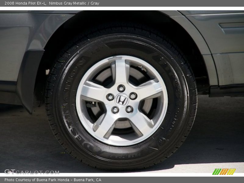 Nimbus Gray Metallic / Gray 2008 Honda Pilot EX-L