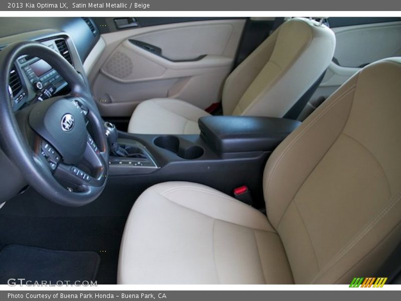 Satin Metal Metallic / Beige 2013 Kia Optima LX