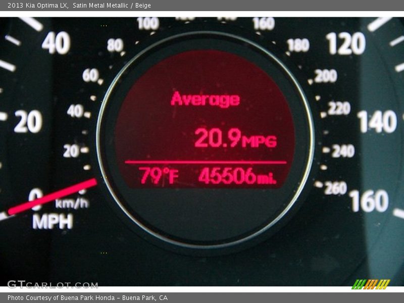 Satin Metal Metallic / Beige 2013 Kia Optima LX