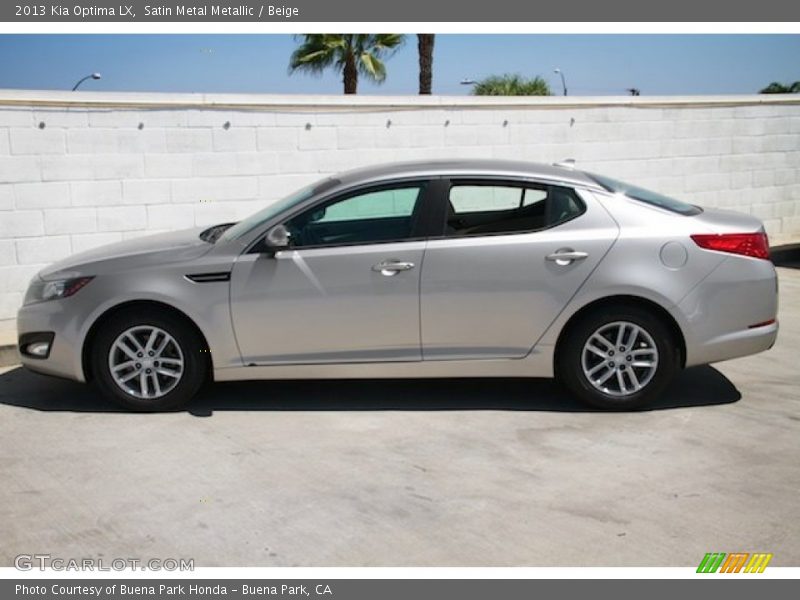 Satin Metal Metallic / Beige 2013 Kia Optima LX