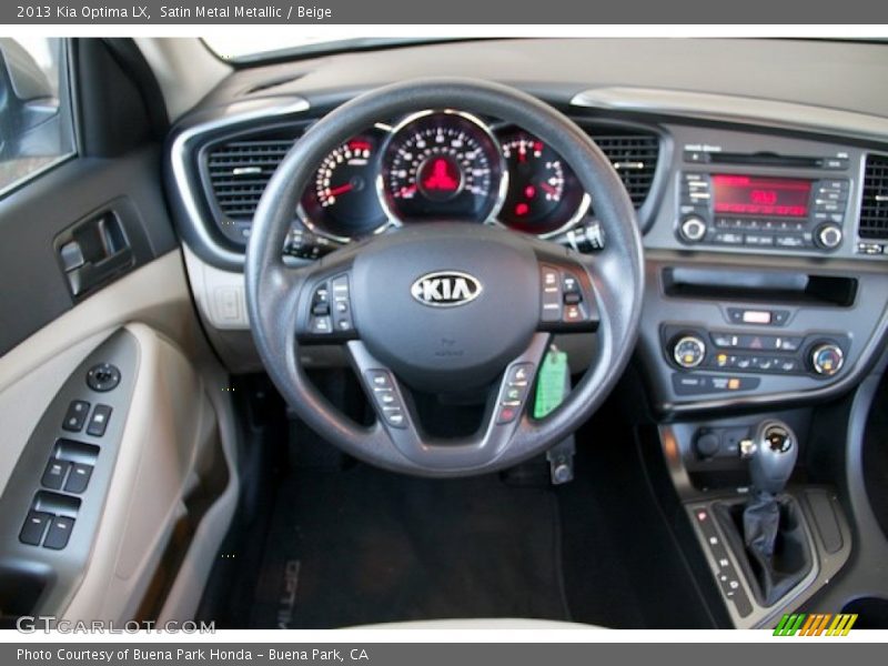 Satin Metal Metallic / Beige 2013 Kia Optima LX