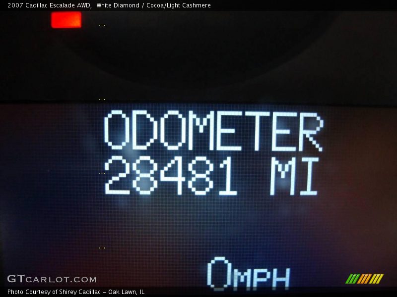 White Diamond / Cocoa/Light Cashmere 2007 Cadillac Escalade AWD