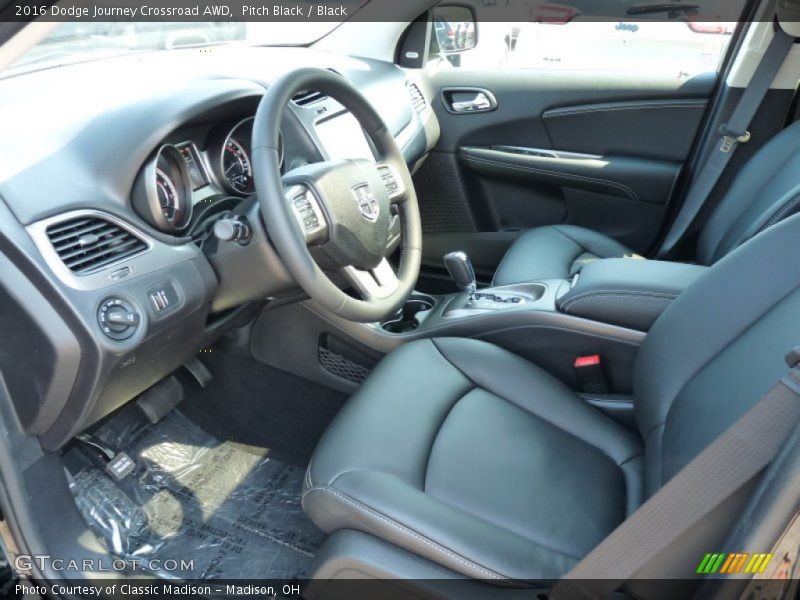  2016 Journey Crossroad AWD Black Interior