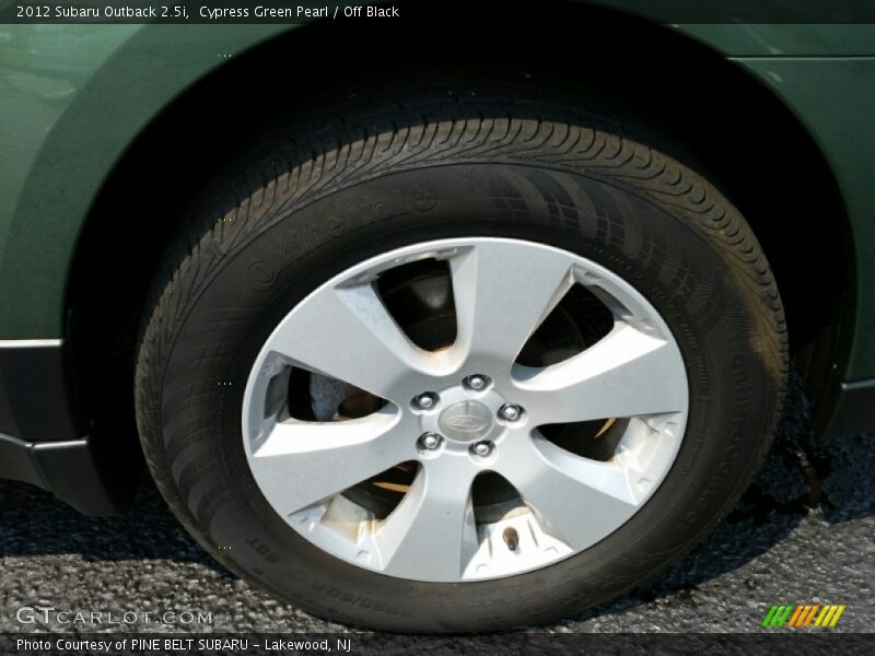 Cypress Green Pearl / Off Black 2012 Subaru Outback 2.5i