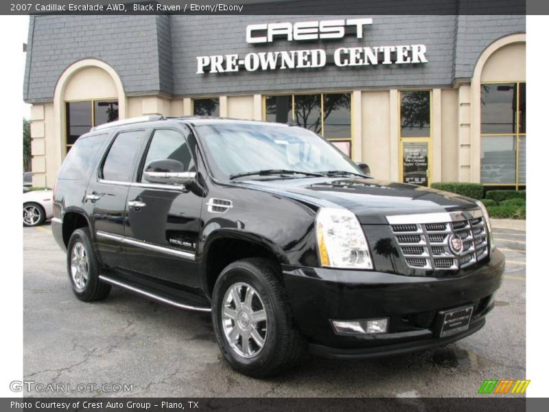 Black Raven / Ebony/Ebony 2007 Cadillac Escalade AWD