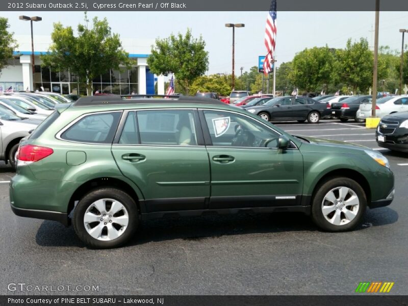 Cypress Green Pearl / Off Black 2012 Subaru Outback 2.5i