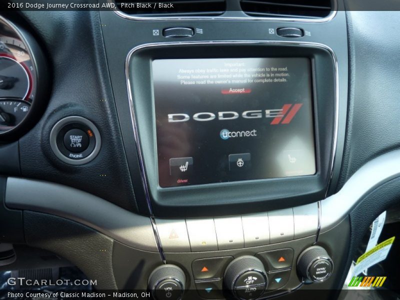 Pitch Black / Black 2016 Dodge Journey Crossroad AWD