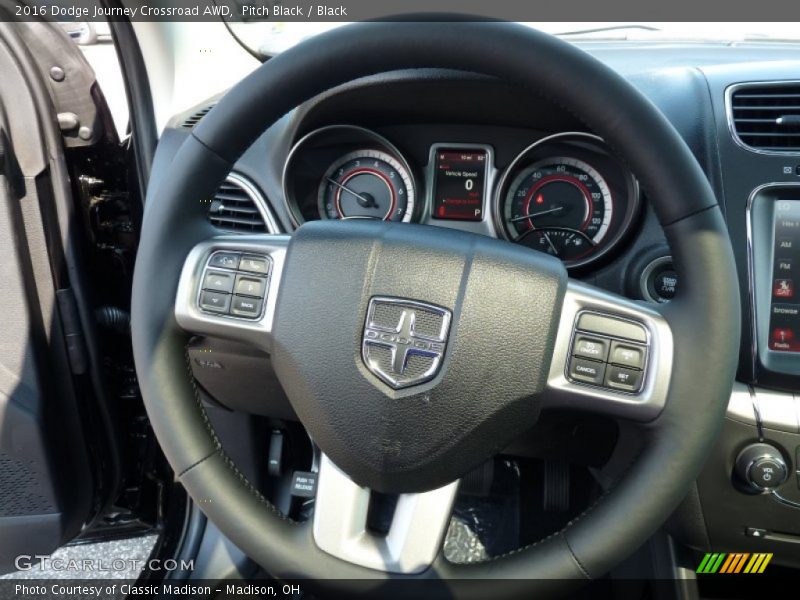 Pitch Black / Black 2016 Dodge Journey Crossroad AWD