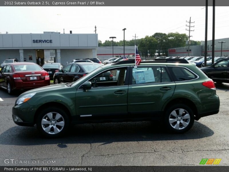 Cypress Green Pearl / Off Black 2012 Subaru Outback 2.5i