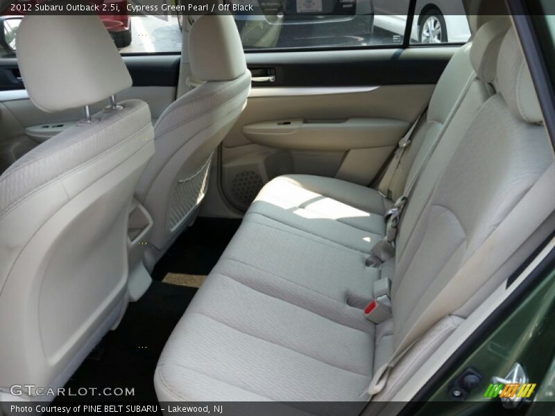 Cypress Green Pearl / Off Black 2012 Subaru Outback 2.5i