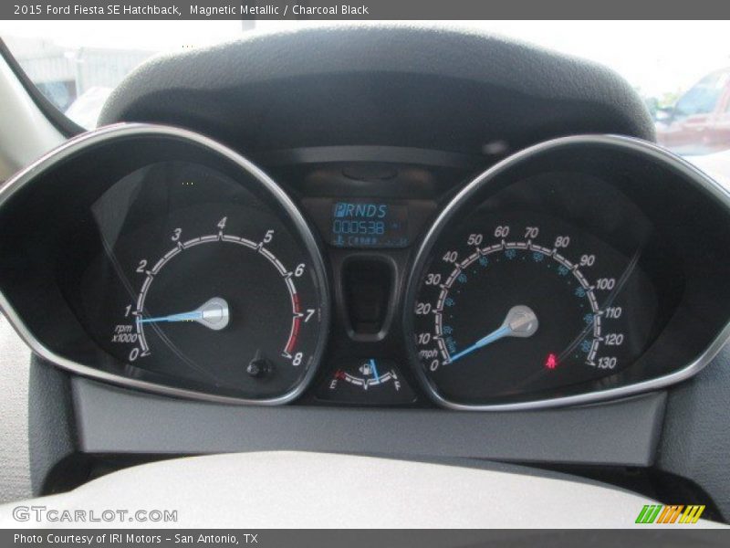 Magnetic Metallic / Charcoal Black 2015 Ford Fiesta SE Hatchback