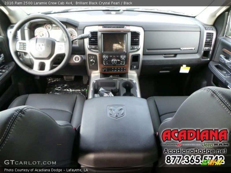 Brilliant Black Crystal Pearl / Black 2016 Ram 2500 Laramie Crew Cab 4x4