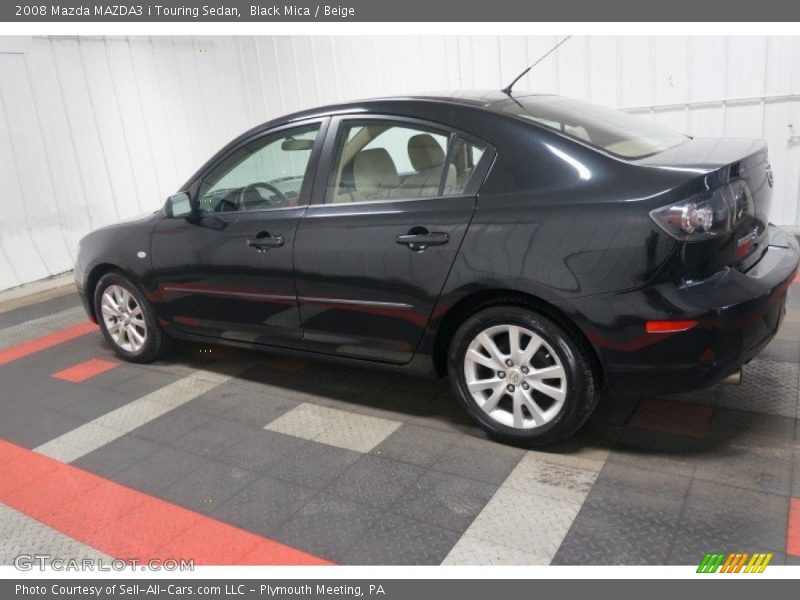 Black Mica / Beige 2008 Mazda MAZDA3 i Touring Sedan