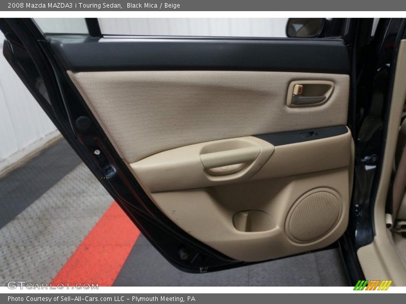 Black Mica / Beige 2008 Mazda MAZDA3 i Touring Sedan