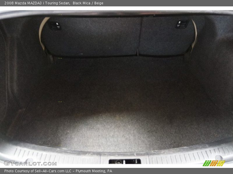 Black Mica / Beige 2008 Mazda MAZDA3 i Touring Sedan