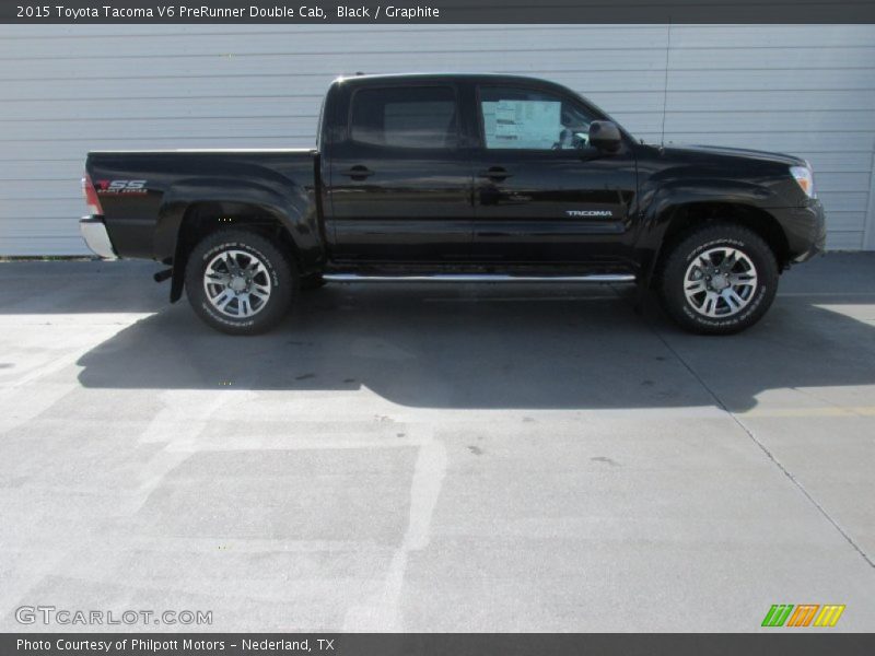 Black / Graphite 2015 Toyota Tacoma V6 PreRunner Double Cab