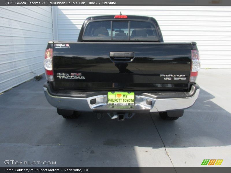 Black / Graphite 2015 Toyota Tacoma V6 PreRunner Double Cab
