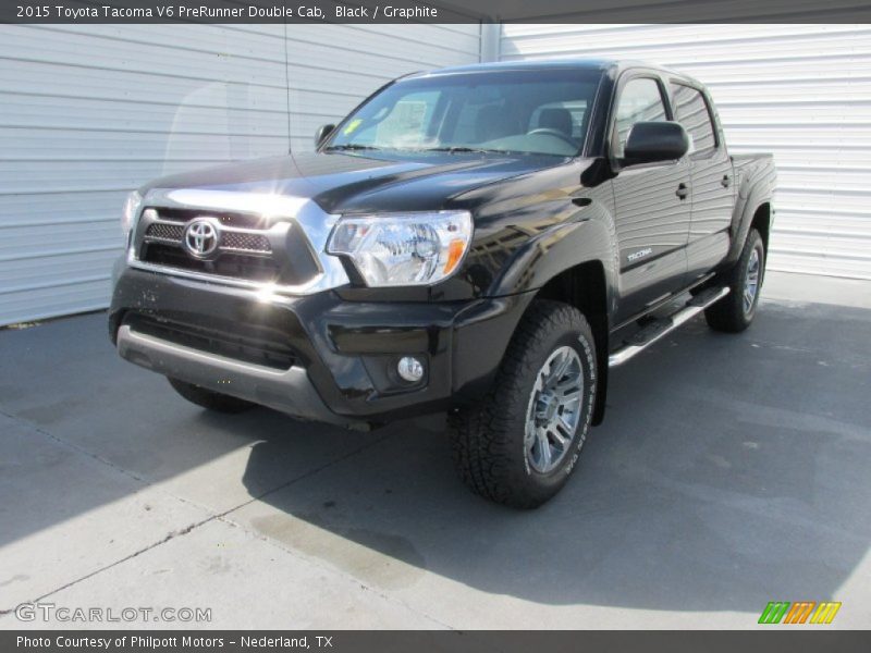 Black / Graphite 2015 Toyota Tacoma V6 PreRunner Double Cab