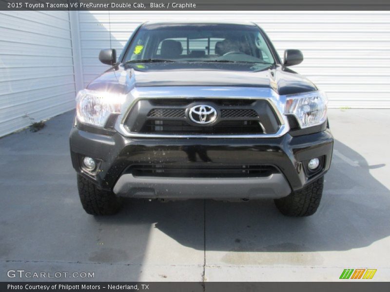 Black / Graphite 2015 Toyota Tacoma V6 PreRunner Double Cab