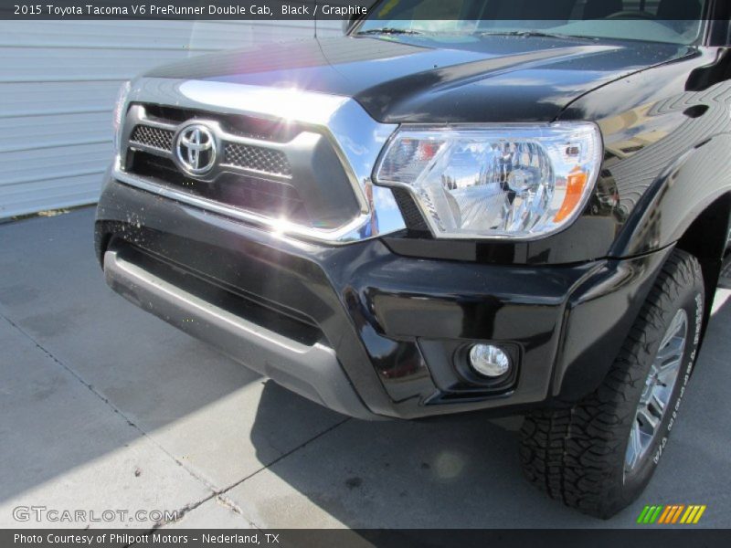 Black / Graphite 2015 Toyota Tacoma V6 PreRunner Double Cab