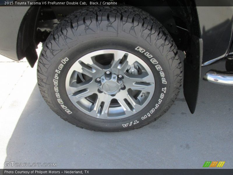 Black / Graphite 2015 Toyota Tacoma V6 PreRunner Double Cab