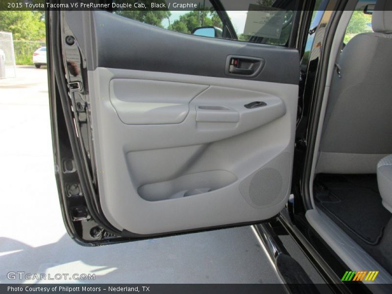Black / Graphite 2015 Toyota Tacoma V6 PreRunner Double Cab