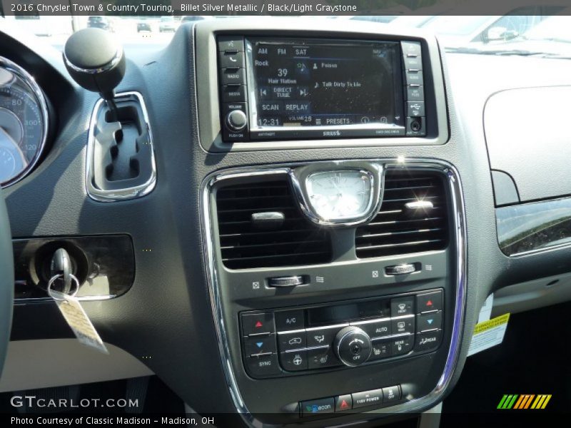 Billet Silver Metallic / Black/Light Graystone 2016 Chrysler Town & Country Touring
