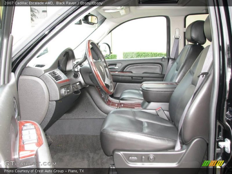 Black Raven / Ebony/Ebony 2007 Cadillac Escalade AWD