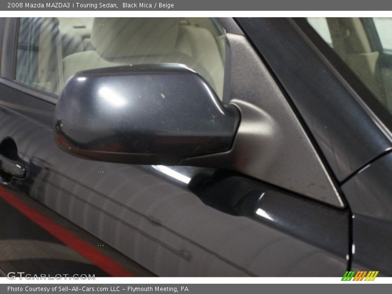 Black Mica / Beige 2008 Mazda MAZDA3 i Touring Sedan