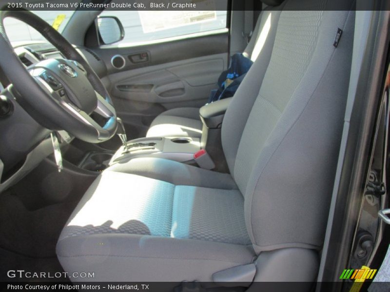Black / Graphite 2015 Toyota Tacoma V6 PreRunner Double Cab