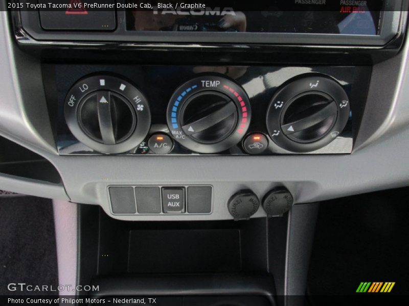 Black / Graphite 2015 Toyota Tacoma V6 PreRunner Double Cab