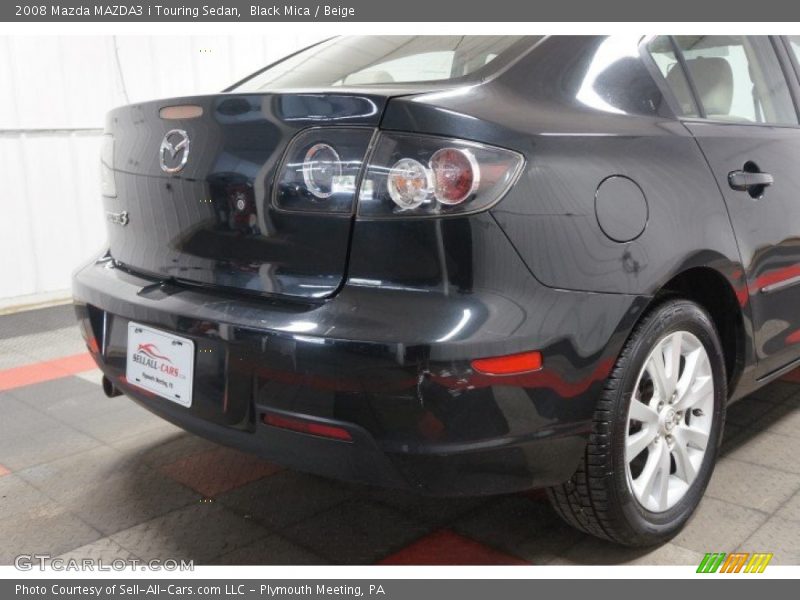 Black Mica / Beige 2008 Mazda MAZDA3 i Touring Sedan