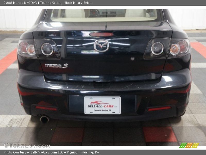 Black Mica / Beige 2008 Mazda MAZDA3 i Touring Sedan