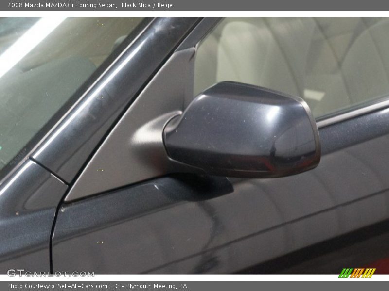 Black Mica / Beige 2008 Mazda MAZDA3 i Touring Sedan