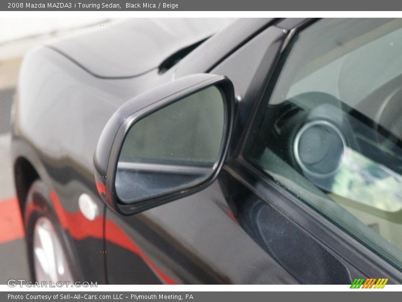 Black Mica / Beige 2008 Mazda MAZDA3 i Touring Sedan