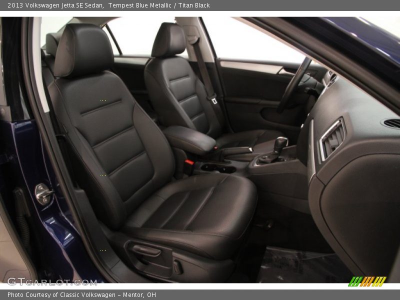 Tempest Blue Metallic / Titan Black 2013 Volkswagen Jetta SE Sedan