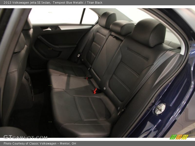Tempest Blue Metallic / Titan Black 2013 Volkswagen Jetta SE Sedan