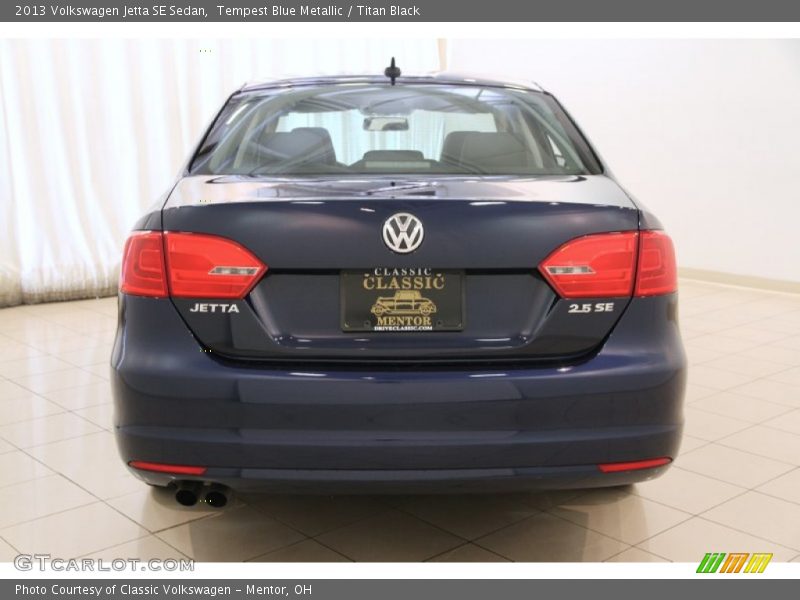Tempest Blue Metallic / Titan Black 2013 Volkswagen Jetta SE Sedan