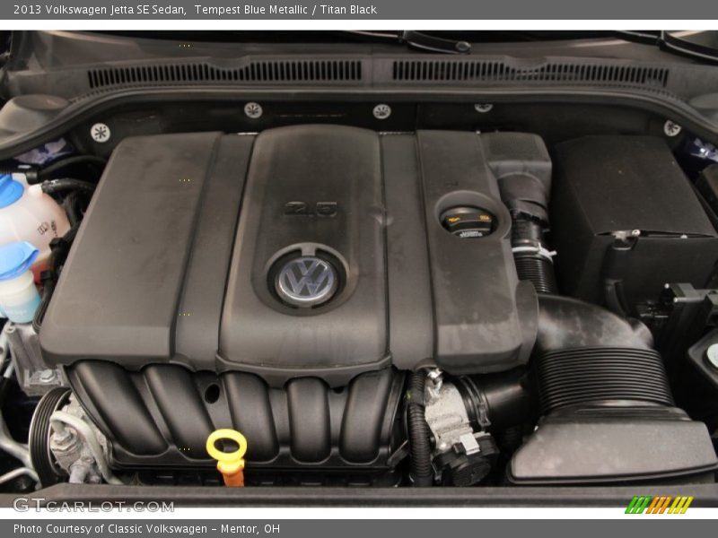 Tempest Blue Metallic / Titan Black 2013 Volkswagen Jetta SE Sedan