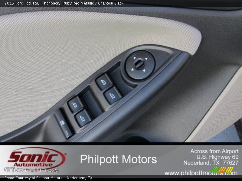Ruby Red Metallic / Charcoal Black 2015 Ford Focus SE Hatchback